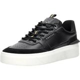Cruyff Endorsed Tennis Sneakers Leren Sneaker Heren Zwart