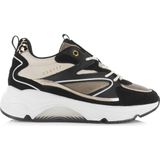 Cruyff Madina Bold Lage sneakers Leren Sneaker Dames Zwart