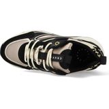 Cruyff Madina Bold Lage sneakers Leren Sneaker Dames Zwart