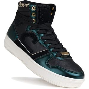 Cruyff Campo High Lux Hoge sneakers - Dames - Zwart - Maat 36