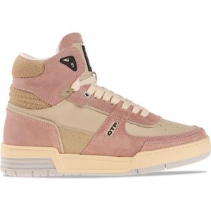 Off The Pitch Basketta Sneakers Hi Roze/Beige - Maat: 36