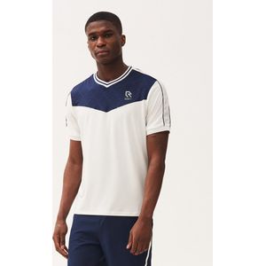 Robey - Tennis Kick V-Neck T-Shirt - Sportshirt - Racket White - Polyester