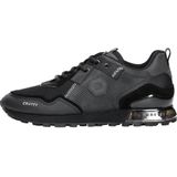 Cruyff - Superbia - Sneakers - Zwart - Imitatieleer/Suède/Nylon/Mesh