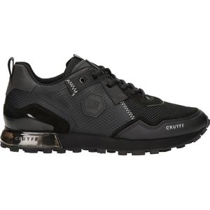Cruyff - Superbia - Sneakers - Zwart - Imitatieleer/Suède/Nylon/Mesh