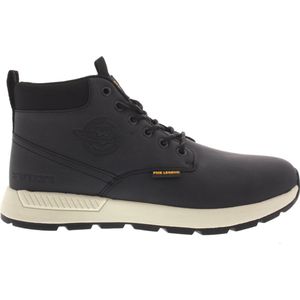 Pme Legend - Ribber - Veterschoenen - Zwart - Leerlook