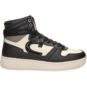 Cruyff Campo High Lux Hoge sneakers - Leren Sneaker - Dames - Zwart - Maat 39