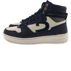 Cruyff Campo High Lux Hoge sneakers - Leren Sneaker - Dames - Zwart - Maat 41