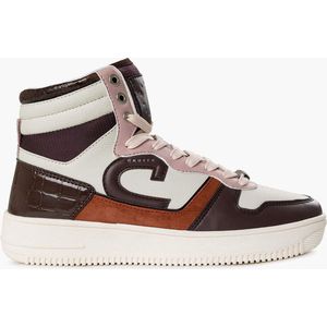 Cruyff Campo High Lux dames sneaker - Bruin multi - Maat 39