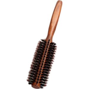 6 Soorten Rechte Twill Haar Kam Natuurlijke Varkenshaar Rollen Borstel Ronde Vat Blazen Curling Diy Kappers Styling Tool