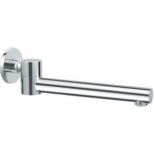 Aodeyi Chrome Solid Bass Vrouwelijke Stopcontact Effen In Wall Mounted Bad Douche Mengkraan Uitloop Filler 05-065