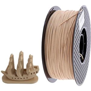 3d Printer Hout Filament Pla 1.75 Mm Licht Houten Kleur 3d Printing Materiaal Pla Donker Hout 1Kg Monster