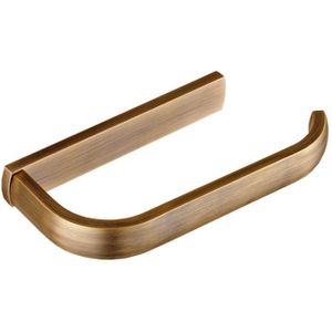 Koper Messing Geborsteld Toiletrolhouder Chroom Zwart Wit Goud Badkamer Accessoires Toiletpapier Papierrolhouder WB8201