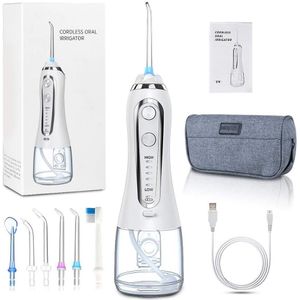 Monddouche Met 300Ml Water Tank Draagbare Tandheelkundige Waterstraal IPX7 Monddouche Voor Cleaning Tanden Usb Oplaadbare Water Flosser