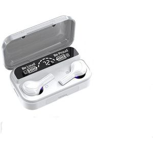 Mini Oortelefoon Hd Oproep 9D Draadloze Bluetooth Sport Oortelefoon Led Digitale Display Waterdichte Headset Hoofdtelefoon Met Microfoon
