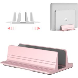 Aluminium Verticale Verstelbare Laptop Stand Zilver Roze Desktop Notebook Houder Voor Macbook Air Pro Chromebook