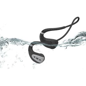 Ddj X12 IPX8 Waterdichte Zwemmen Draadloze Bluetooth Hoofdtelefoon MP3 Speler Sport Oortelefoon 8G Geheugen Duiken Running Voor Android Ios