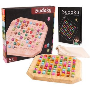 Baby Toy Wooden Sudoku Puzzle Monterssori Learning Educational Wooden toy Logical thinking Table game family games for Children