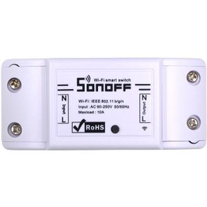 Itead Sonoff Basic R2/R3 Wifi Draadloze Smart Switch Licht Diy Module App/Lan/Voice Afstandsbediening 10A Ondersteuning Google Home Alexa