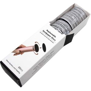 60Pcs Vervanging Schuurpapier Discs Pad (Reguliere Grof 100 Grit) Voor Elektrische Foot File Eelt Remover Pedicure Tool