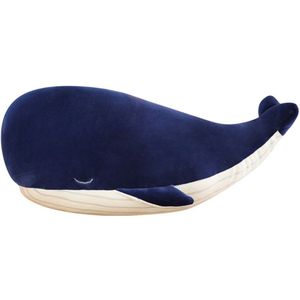 Grote Blauwe Walvissen Knuffeldier Giant Knuffelen Zacht Kussen Speelgoed Woninginrichting Sofa Auto Kussen Kinderen