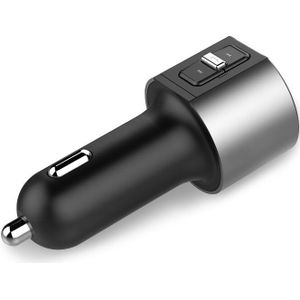 FISHBERG Handsfree USB Draadloze Auto Mp3 Fm-zender Bluetooth Modulator Auto Kit Met Dual Usb-poort Voor Telefoon Fm Modulator