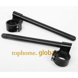 CNC 37mm Riser Clip-Ons sturen Lift handvat bar Vork Buis Een Paar Zwart/Goud/Zilver motorfiets Handbar Clip Ons Clipon