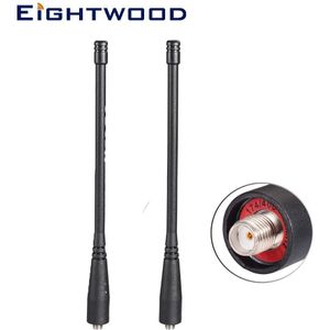 Eightwood 2Pcs Dual Band Sma Vrouwelijke Ham Radio Uhf/Vhf Antenne Antenne Voor Baofeng UV-82 UV-5R UV-B5 GT-3 BF-F8HP UV-5RA UV-5RE
