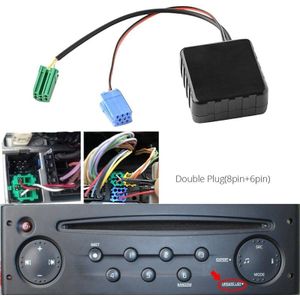 Auto Bluetooth O Adapter Interface Mini Iso 6Pin & 8Pin Voor Renault 2005 Modellen Stereo Cd Gastheer