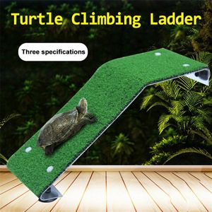 Schildpad Drogen Platform Schildpad Klimmen Ladder Reptiel Schildpad Aquarium Aquarium Gesimuleerde Gazon Landschapsarchitectuur Habitat Decoratie