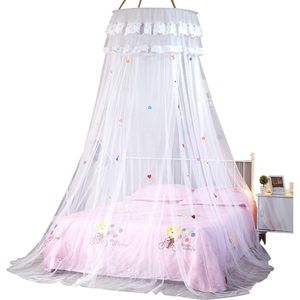 Dome Plafond Lace Bed Canopy Prinses Kid Kamer Klamboe Bed Volant Floor-Lengte Dome Opknoping Gordijn Foto Props