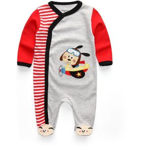 1Pcs Willekeurige Baby Kleding Baby Rompertjes Katoenen Baby Lange Mouw Jumpsuits Jongen Meisje Pasgeboren Baby Kleding Set