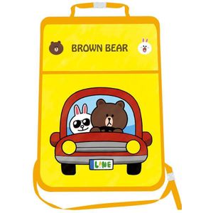 Cartoon Auto Seat Back Anti-Kick Bescherming Pad Film Seat Opbergtas Beschermende Pad Anti-Kick Touch Screen opruimen Interieur