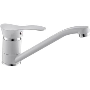 Keukenkraan Sink Mixer 360 Swivel Rotatie Single Handvat Keuken Mixer Kranen Grijze Kleur Warm En Koud Water Kraan WB1224