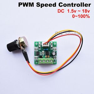 Dc 1.8V 3V 5V 6V 9V 12V 18V 2A Pwm Dc Motor Speed controller Regulator Schakelaar 0%-100% Pwm Controller
