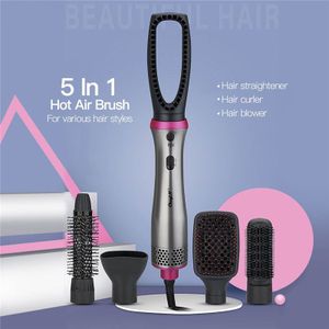 5 In 1 Professionele Air Brush Set Stijltang Curler Droger Borstel Multifunctionele Fast Hester Haar Styling Straight Curl