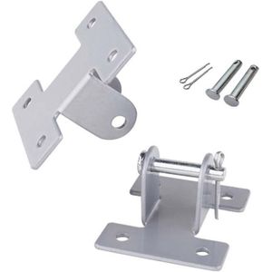 2 Stuks Lineaire Actuator Beugel Metalen Materiaal Elektrische Duwstang Motor Dc Vergeldende Motor Draagbare Montage Bracke