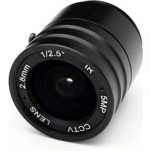 5.0MP HD 2.8mm CCTV Lens Handmatige Focal CS mount IR 1/2. 5 ""5mp 115 graden voor IP Camera
