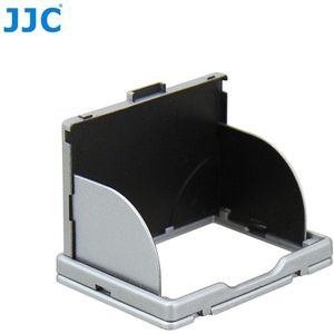 JJC 2.7 en 2.8 inch Universele LCD Hood Protector Zwart Zilver Cover Camera Scherm Dubbele Proctor
