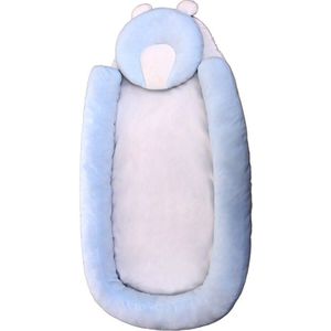 Babymandewieg Draagbare Ultra Zachte Baby Lounger Bed Matras Met Verwijderbare Kussen Voor Slapen Dutten