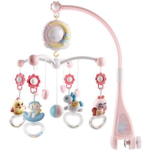 Rctown Baby Rammelaars Wieg Mobiles Speelgoed Houder Roterende Mobiele Bed Bel Musical Box Projectie 0-12 Maanden Pasgeboren Baby baby Boy