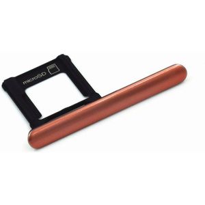Mobiele Telefoons Vervangende Onderdelen voor Sony Xperia XZ1 F8342 Micro SD Card Tray (Roze)