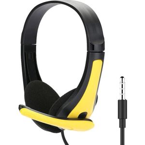 Head-Mounted Oortelefoon Gaming Headset Met Microfoon Noise Cancelling 3.5Mm Headset Voor Pc, PS4, Xbox Een
