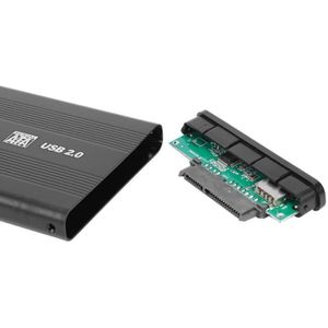 2.5 Inch USB2.0/USB3.0 Naar Sata Hdd Case Externe 480Mbps Ssd Harde Schijf Behuizing Box Met Data Kabel voor Laptop
