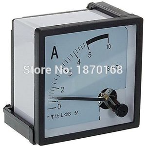 SQ-72 AC 0-5A 10A 15A 20A 30A SQ72 Vierkante Panel Meter Gauge Huidige Analoge Analoge Ammeter 72 * 72mm
