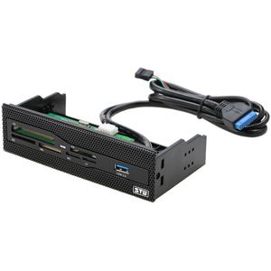 5.25 ""USB 3.0 Interne Kaartlezer Media Dashboard PC Voorpaneel Alle In 1 Kaartlezers Ondersteuning CF XD MS M2 TF SD