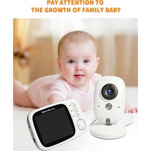 Nachtzicht Temperatuur Slapen Monitor Draadloze Video Kleur Babyfoon 3.2 Inch Hoge Resolutie Baby Nanny Security Camera