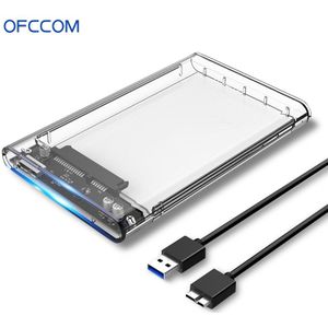 Ofccom 2.5 Inch Hdd Behuizing Sata 3.0 Usb 3.0 5 Gbps 6Tb Ondersteuning Uasp Hd Externe Type C 3.1 Ssd Harde Schijf Case