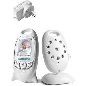 Draadloze Video Babyfoon Kleur Security Camera 2 Manier Nachtzicht Infrarood Led Temperature Monitoring En 8 Lullaby