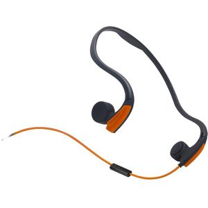 Stereo Bluetooth Oortelefoon Beengeleiding Back-Opknoping Sport Hoofdtelefoon Wired Hoofdtelefoon L Hoek Plug Hoofdtelefoon