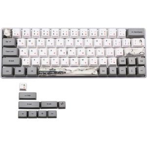 73 Key Inkt Dye-Sublimatie Keyboard Keycaps Pbt Oem Profiel Russische Keycap GH60 N0HC